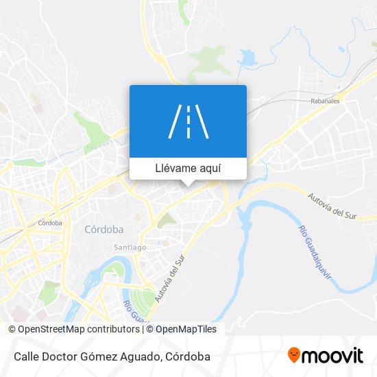 Mapa Calle Doctor Gómez Aguado