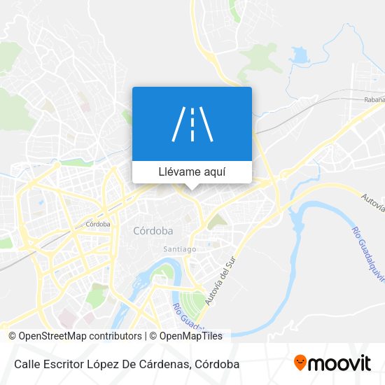 Mapa Calle Escritor López De Cárdenas