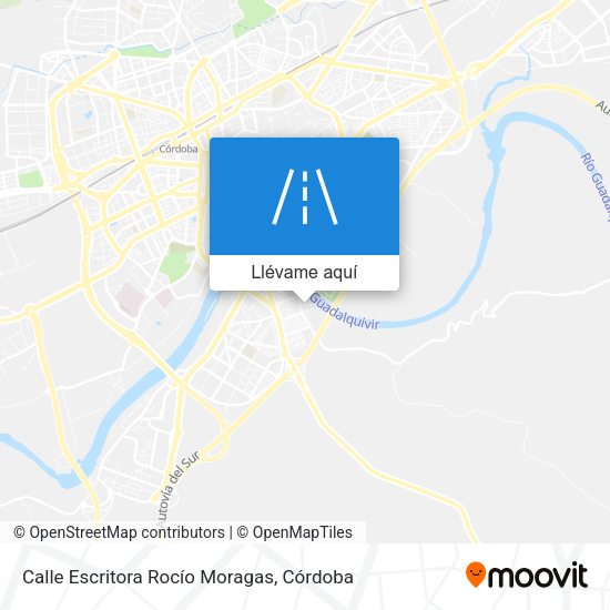 Mapa Calle Escritora Rocío Moragas