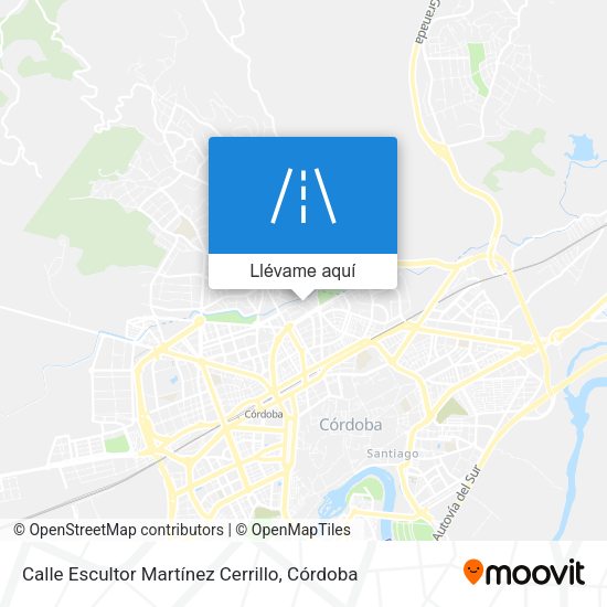 Mapa Calle Escultor Martínez Cerrillo