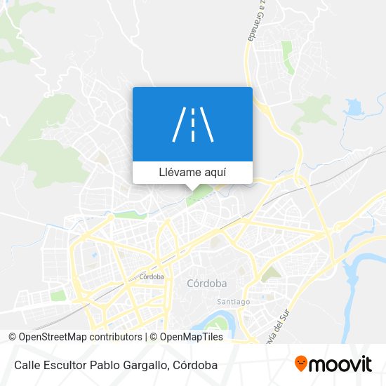 Mapa Calle Escultor Pablo Gargallo