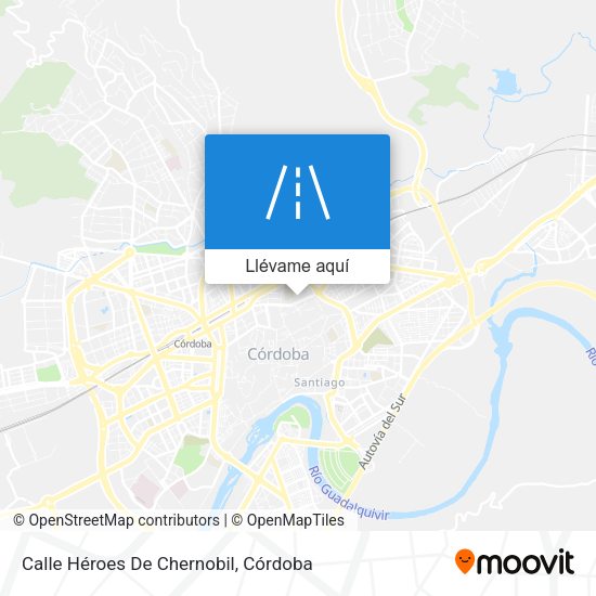 Mapa Calle Héroes De Chernobil