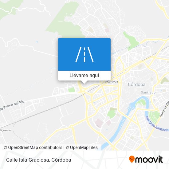 Mapa Calle Isla Graciosa
