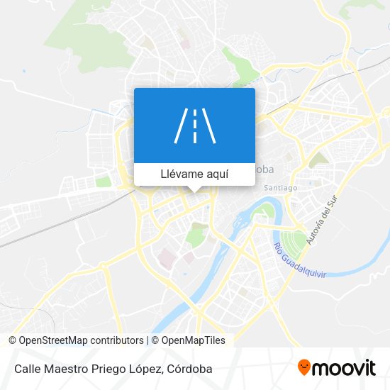 Mapa Calle Maestro Priego López