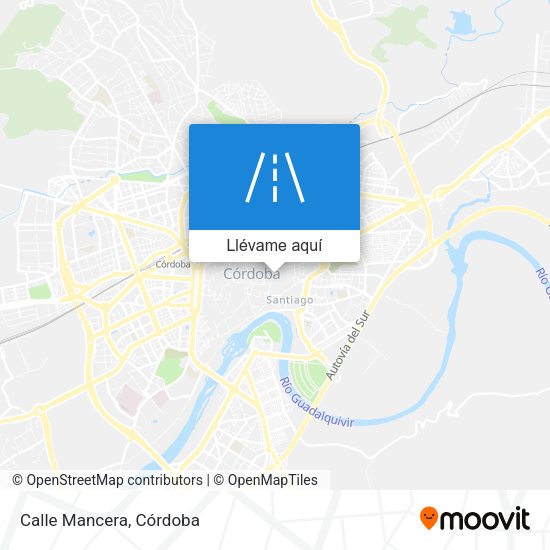 Mapa Calle Mancera