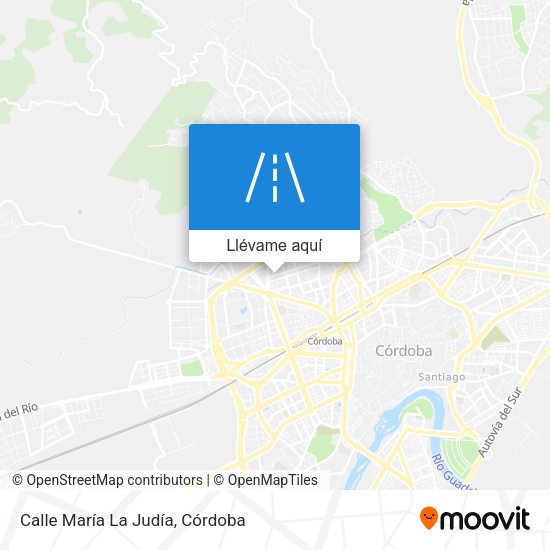 Mapa Calle María La Judía