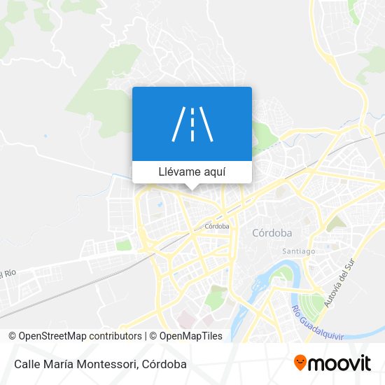 Mapa Calle María Montessori