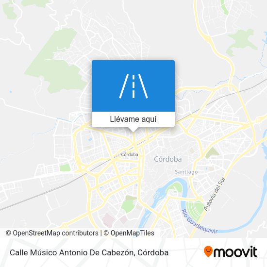 Mapa Calle Músico Antonio De Cabezón