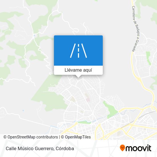 Mapa Calle Músico Guerrero