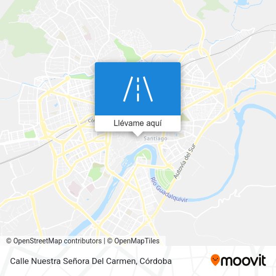 Mapa Calle Nuestra Señora Del Carmen