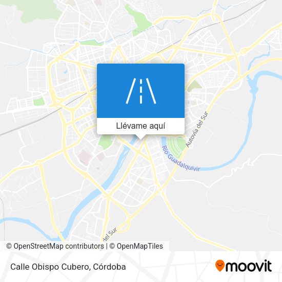 Mapa Calle Obispo Cubero