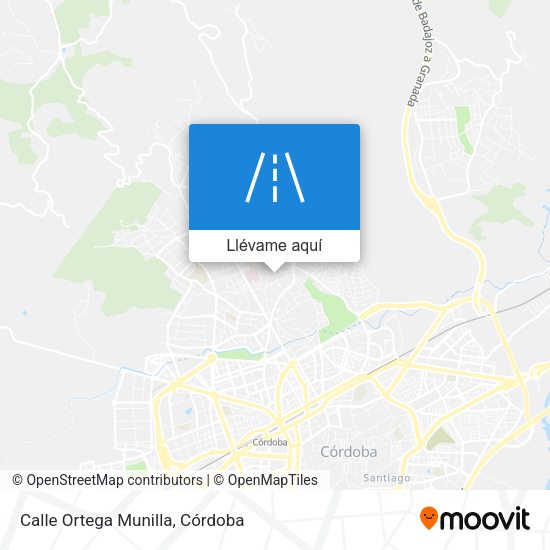 Mapa Calle Ortega Munilla