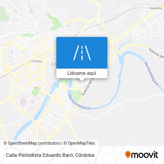 Mapa Calle Periodista Eduardo Baró