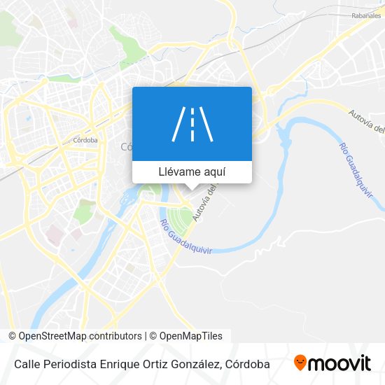 Mapa Calle Periodista Enrique Ortiz González