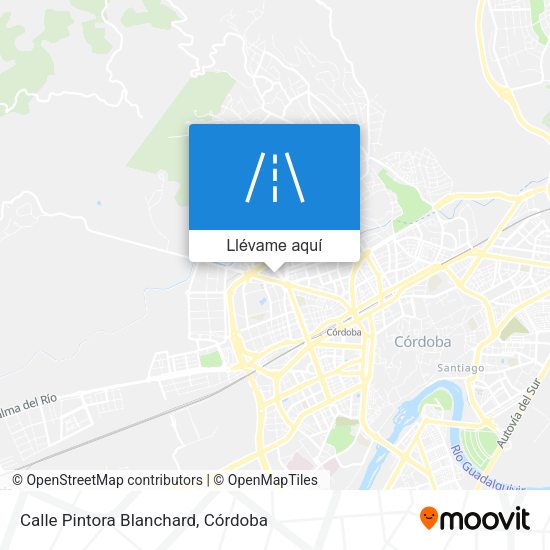 Mapa Calle Pintora Blanchard