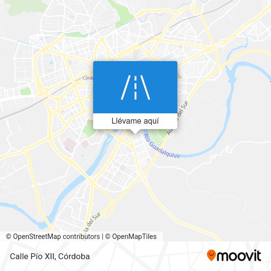 Mapa Calle Pío XII