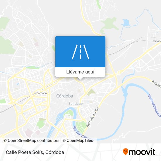 Mapa Calle Poeta Solís