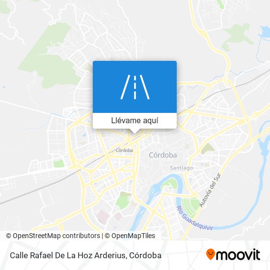 Mapa Calle Rafael De La Hoz Arderius