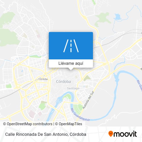 Mapa Calle Rinconada De San Antonio