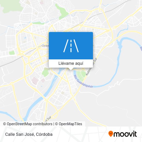 Mapa Calle San José