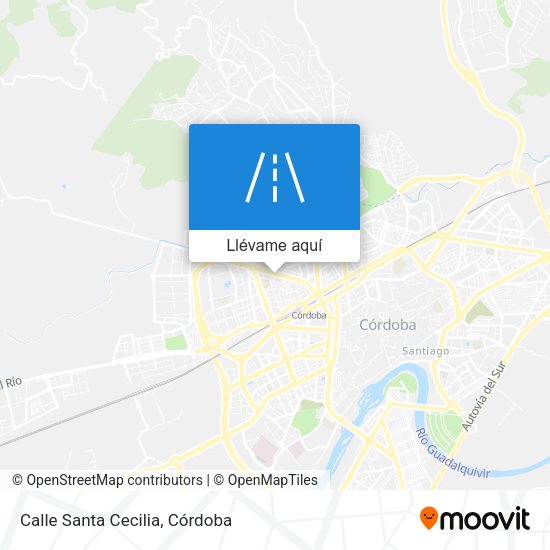 Mapa Calle Santa Cecilia