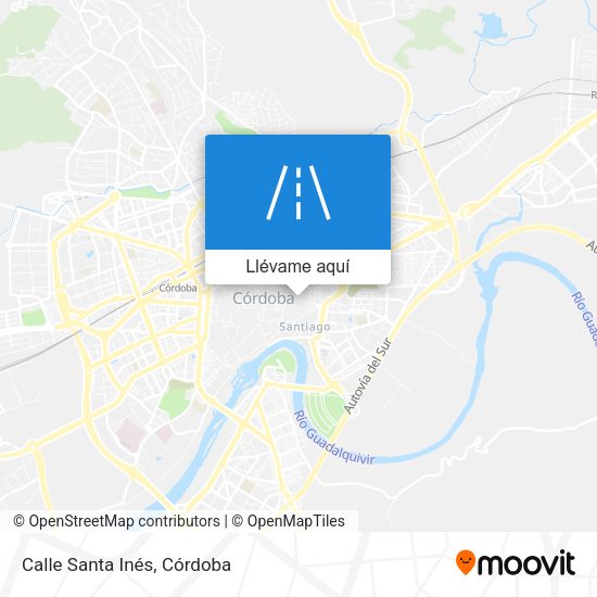 Mapa Calle Santa Inés