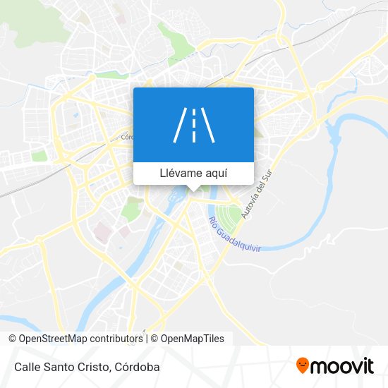 Mapa Calle Santo Cristo