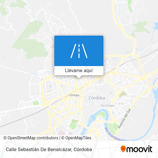 Mapa Calle Sebastián De Benalcázar