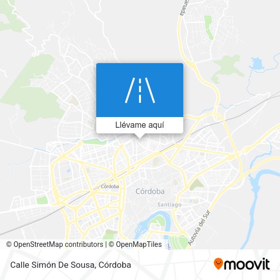 Mapa Calle Simón De Sousa