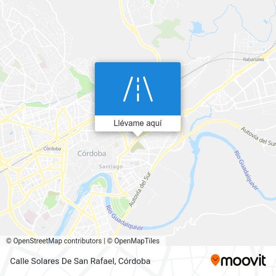 Mapa Calle Solares De San Rafael