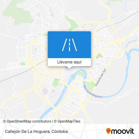 Mapa Callejón De La Hoguera