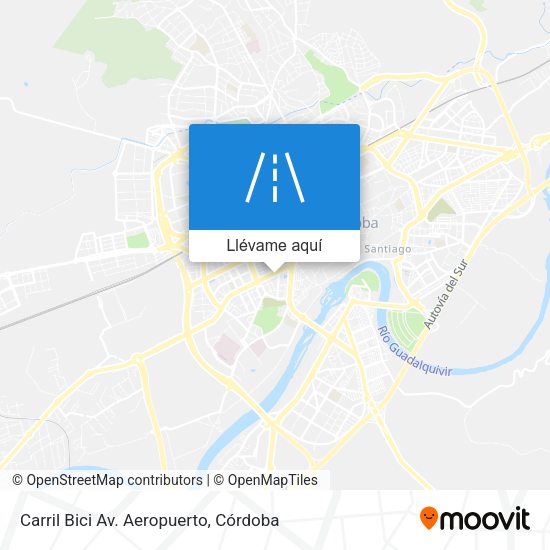 Mapa Carril Bici Av. Aeropuerto