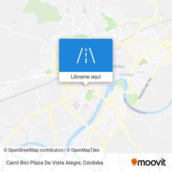 Mapa Carril Bici Plaza De Vista Alegre