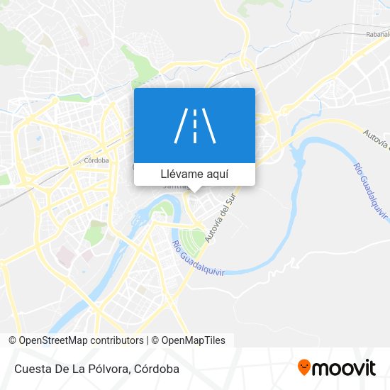 Mapa Cuesta De La Pólvora