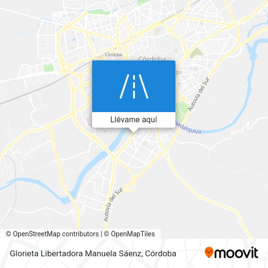 Mapa Glorieta Libertadora Manuela Sáenz