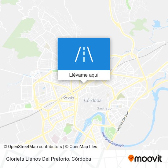 Mapa Glorieta Llanos Del Pretorio