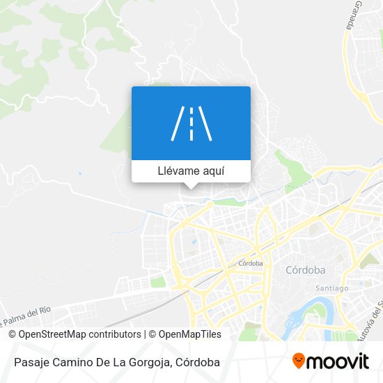 Mapa Pasaje Camino De La Gorgoja
