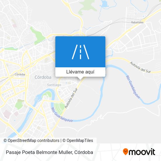 Mapa Pasaje Poeta Belmonte Muller