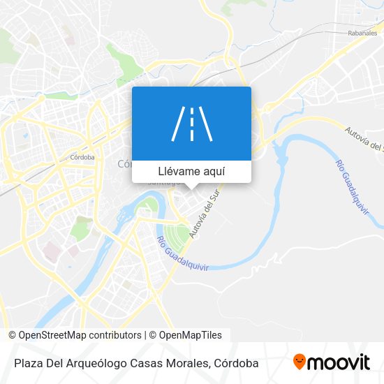 Mapa Plaza Del Arqueólogo Casas Morales