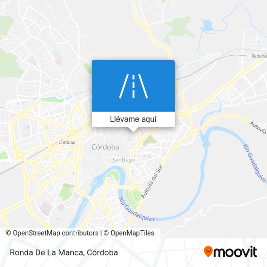 Mapa Ronda De La Manca