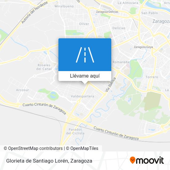 Mapa Glorieta de Santiago Lorén