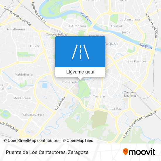 Mapa Puente de Los Cantautores