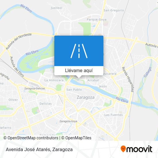 Mapa Avenida José Atarés