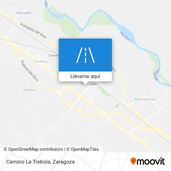 Mapa Camino La Trebola