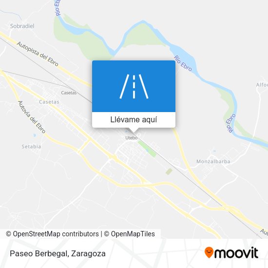 Mapa Paseo Berbegal