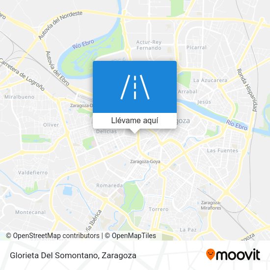 Mapa Glorieta Del Somontano