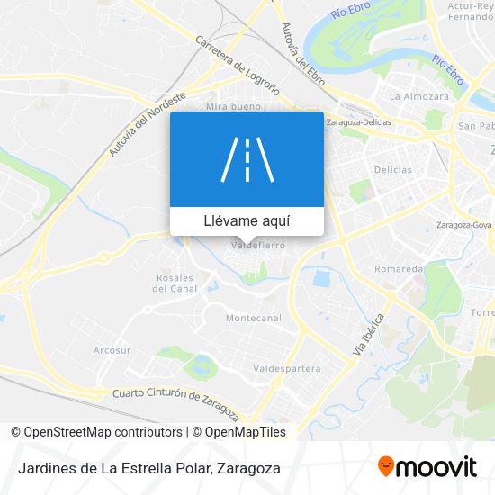 Mapa Jardines de La Estrella Polar