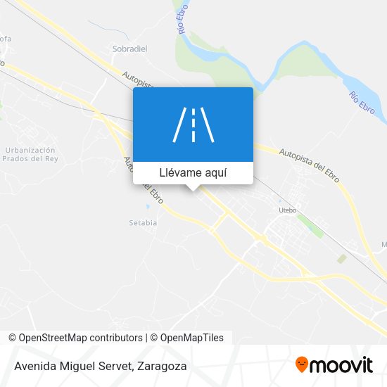 Mapa Avenida Miguel Servet