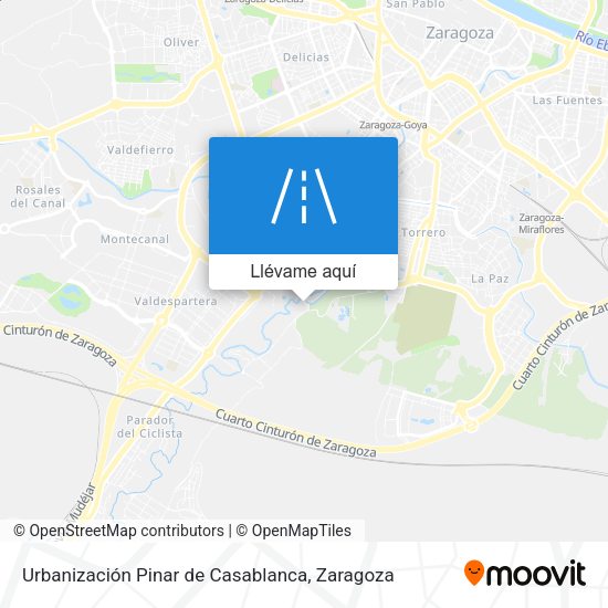 Mapa Urbanización Pinar de Casablanca