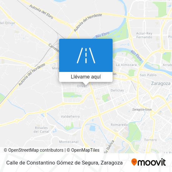 Mapa Calle de Constantino Gómez de Segura
